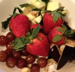 Vitamix Smoothie Recipe: Grape, Strawberry, Zucchini, & Eggplant
