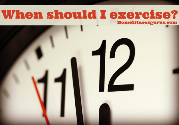 When to exercise